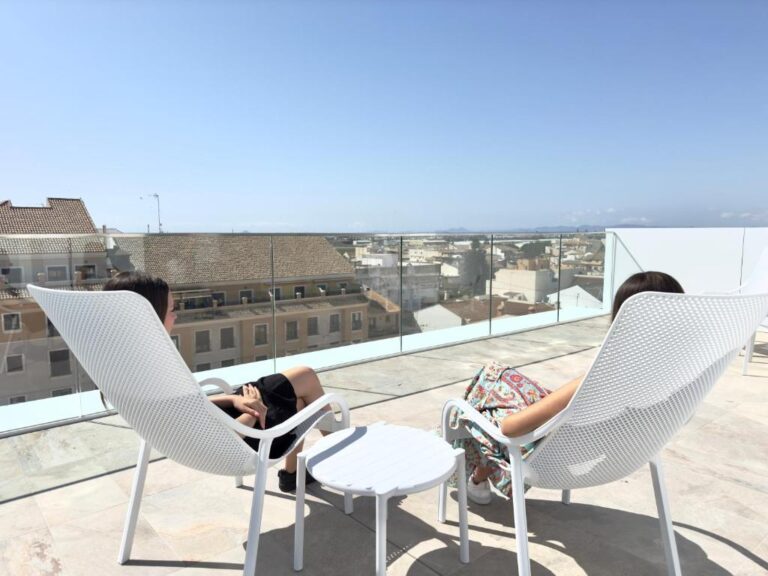 vistas desde la azotea del apartamento de alquiler lamar pilar de la horadada